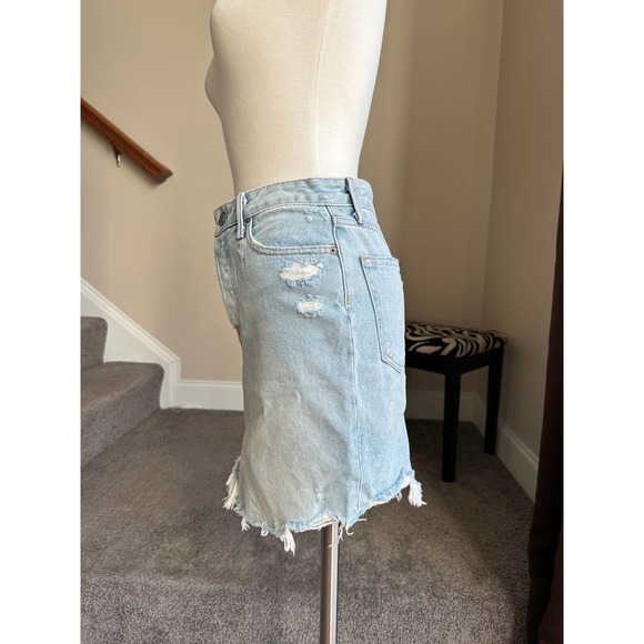 GRLFRND Rhoda high rise denim mini skirt, size 25 - Picture 7 of 15
